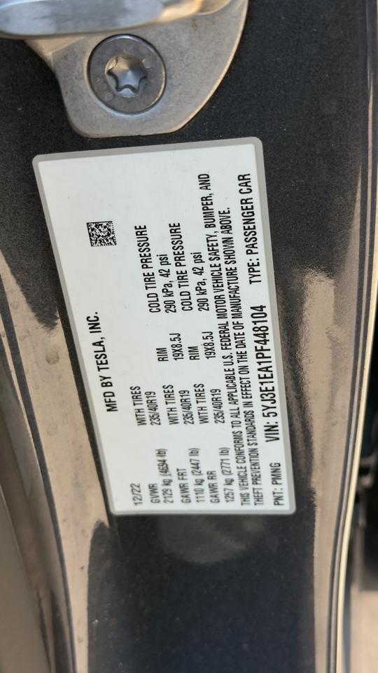 Tesla Model 3 RWD 2023