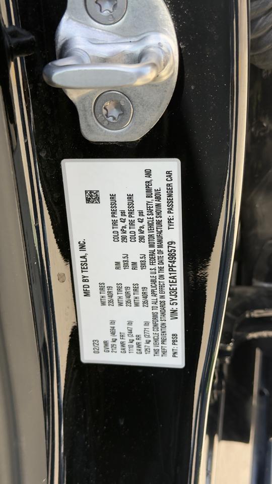 Tesla Model 3 RWD 2023