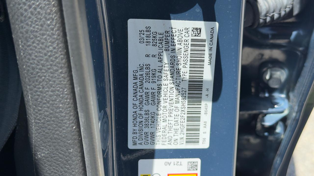 Honda Civic Sedan LX CVT 2025