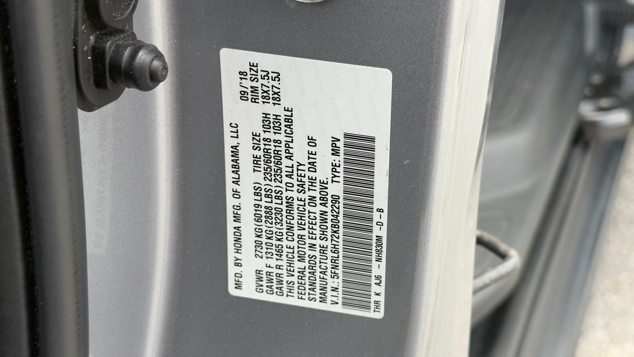 Honda Odyssey EX-L Auto 2019