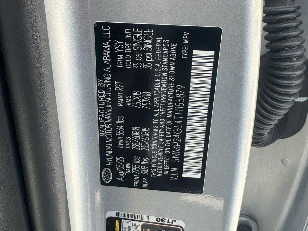 Hyundai Santa Fe SEL FWD 2026