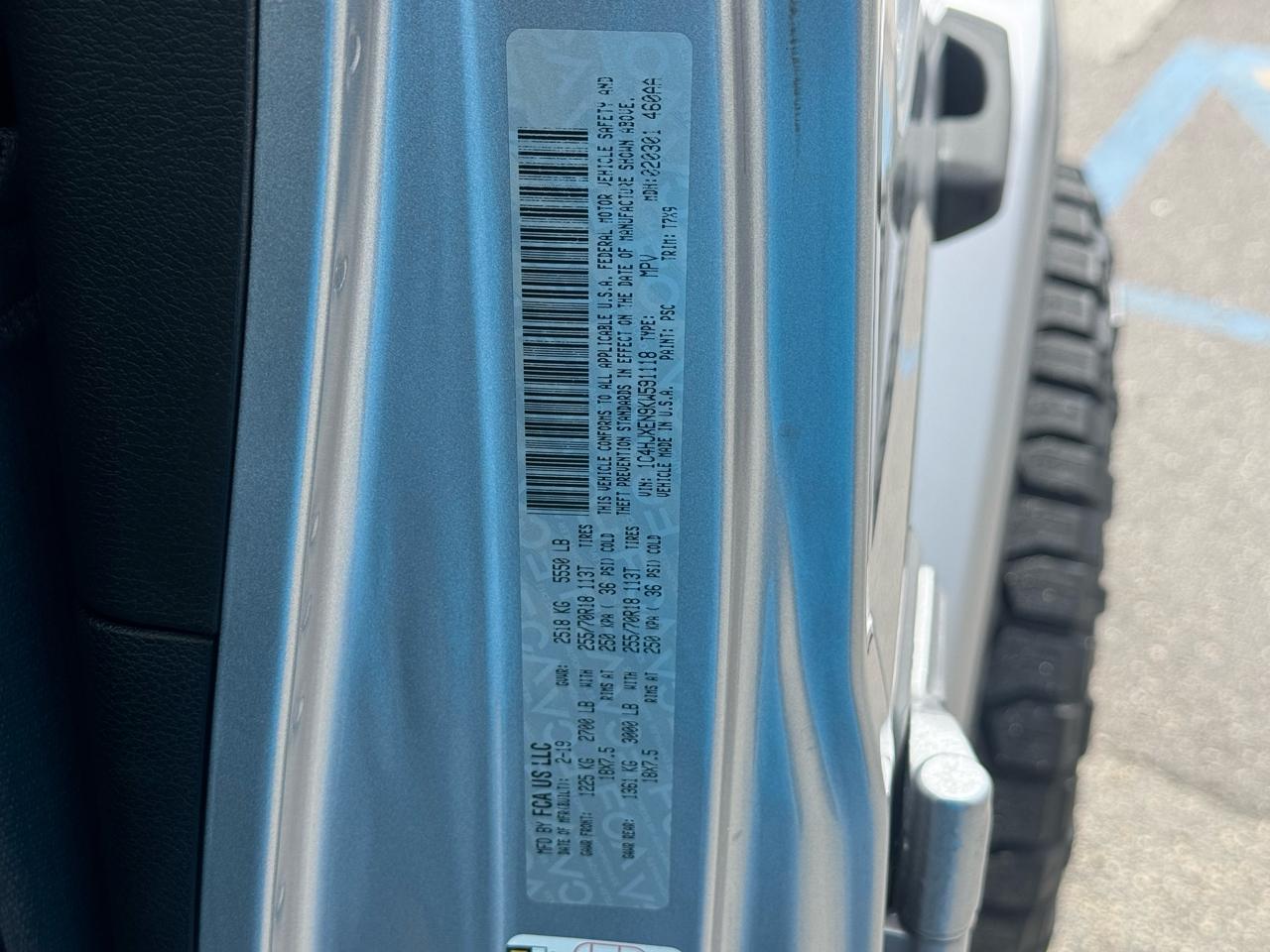 Jeep Wrangler Unlimited Sahara 4x4 2019