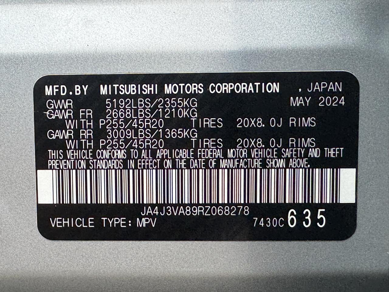 Mitsubishi Outlander SE FWD 2024