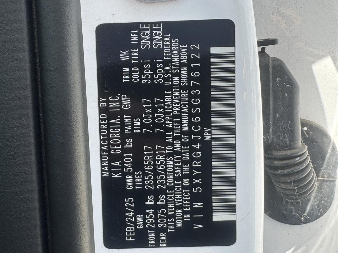 Kia Sorento LX FWD 2025