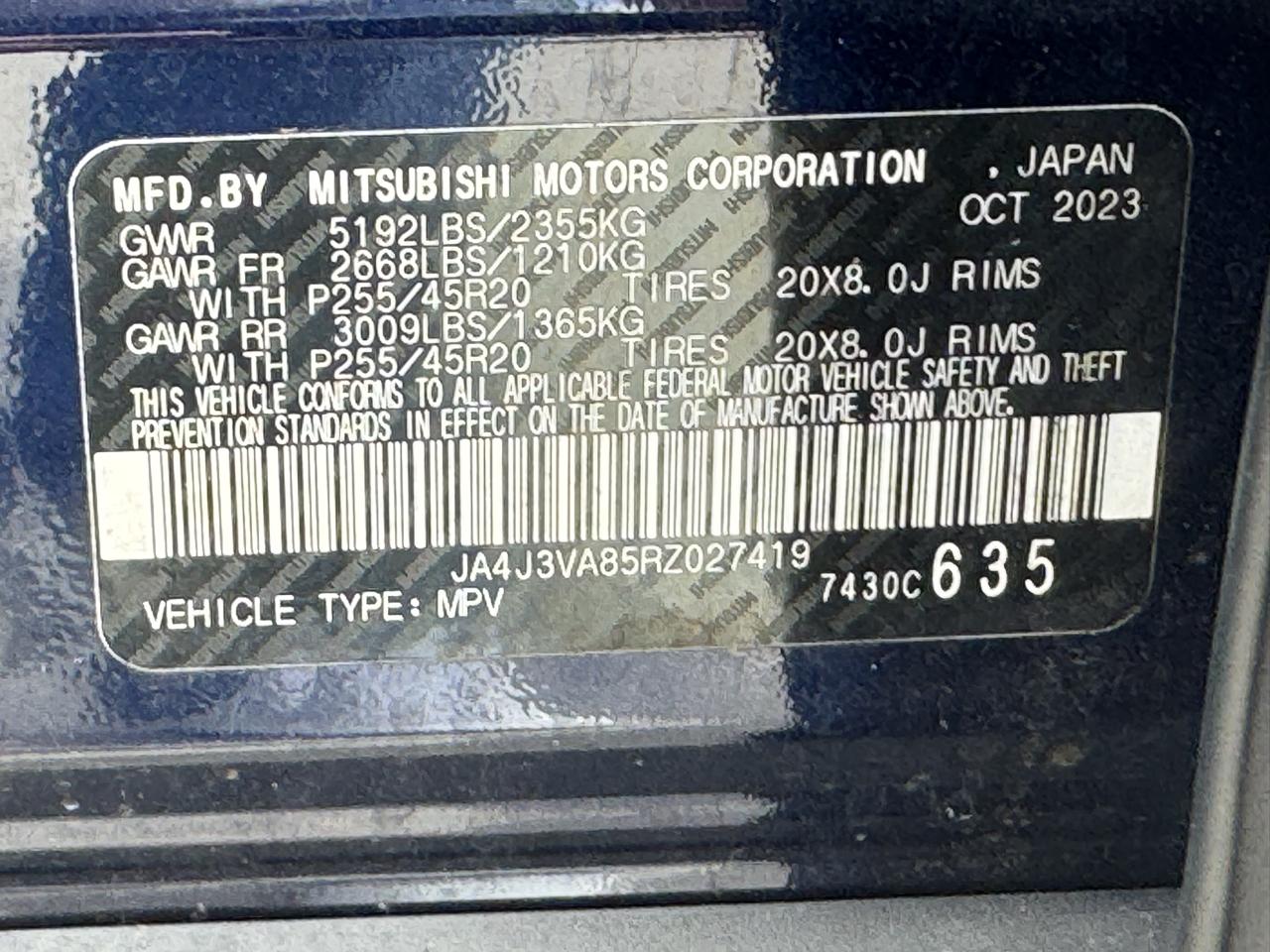 Mitsubishi Outlander SE FWD 2024