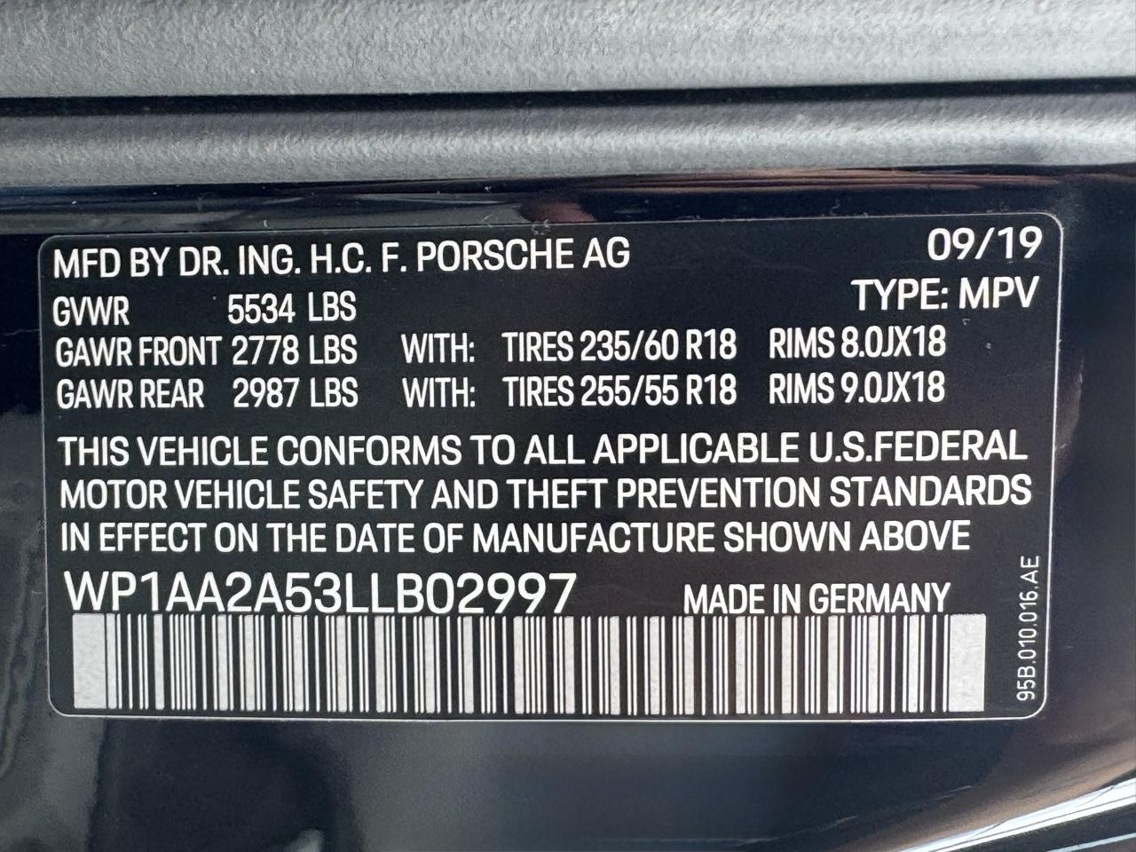 Porsche Macan AWD 2020