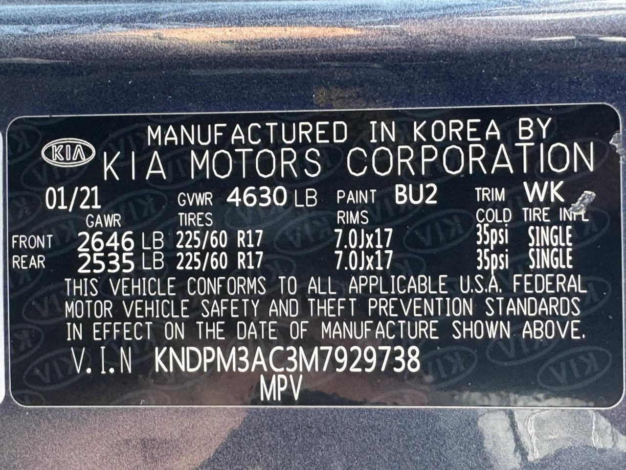 Kia Sportage LX FWD 2021