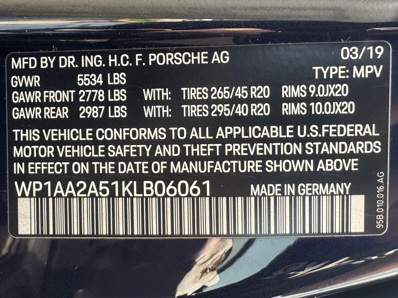 Porsche Macan AWD 2019