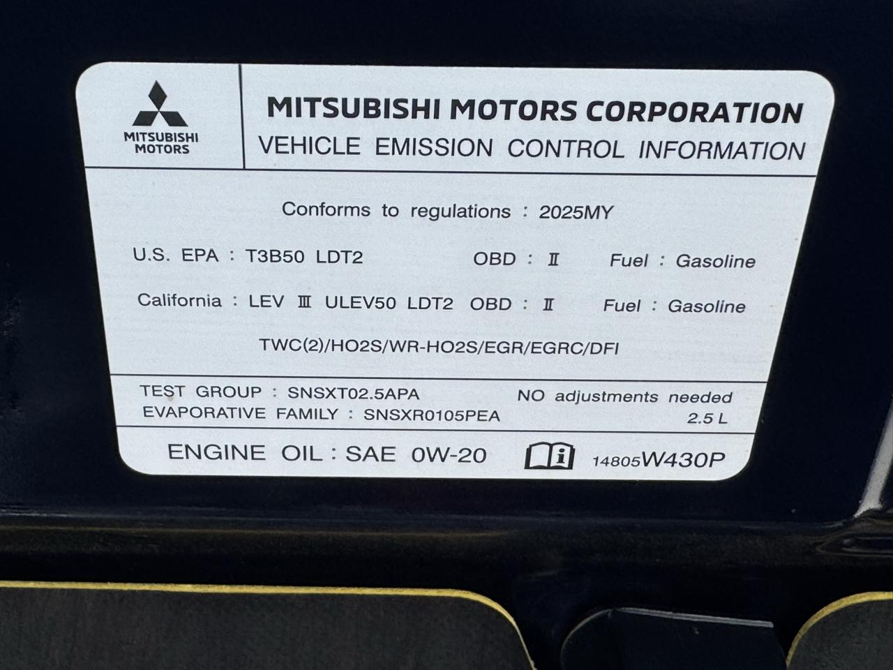 Mitsubishi Outlander Trail Edition S-AWC 2025