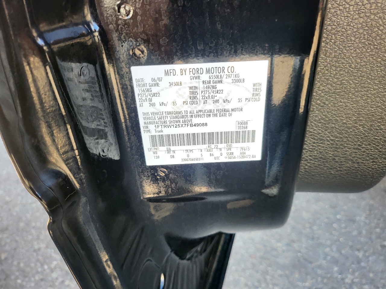 Ford F-150 2WD SuperCrew 139" Harley-Davidson 2007