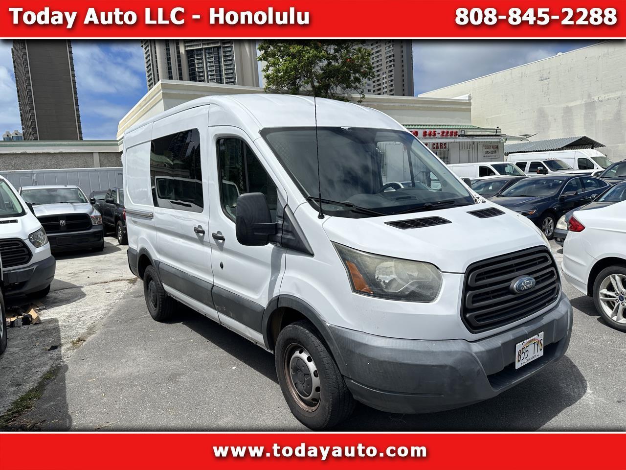 2015 Ford Transit Cargo Van T-250 130" Med Rf 9000 GVWR Sliding RH Dr