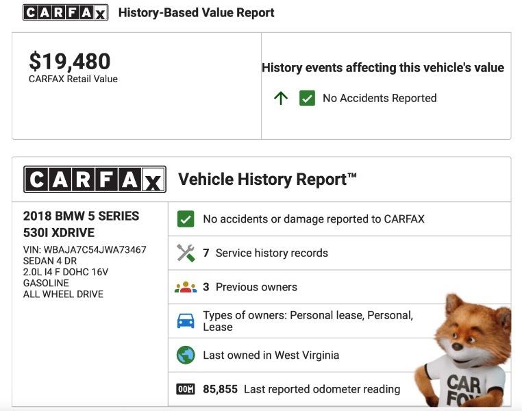 BMW 5-Series 530i xDrive 2018