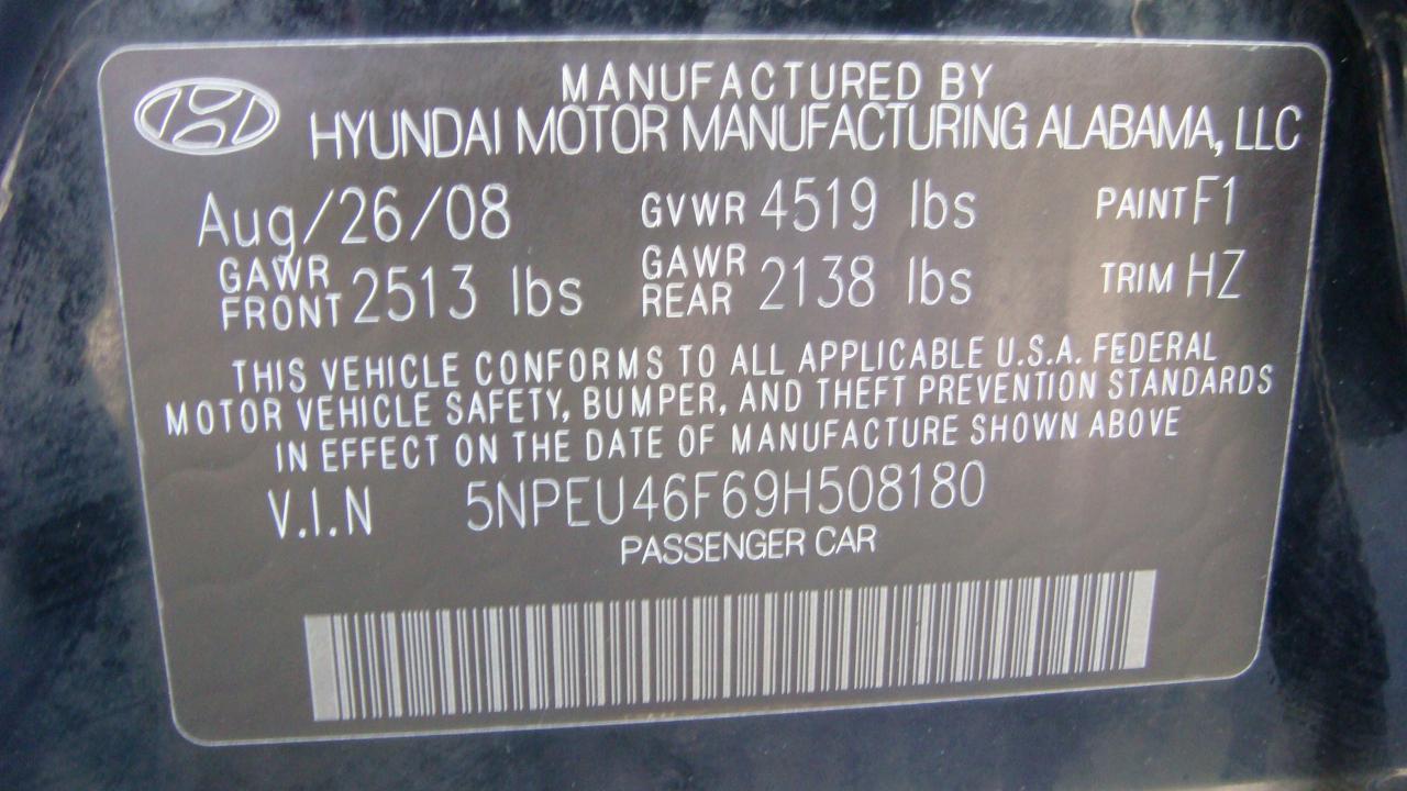 Hyundai Sonata Limited V6 2009