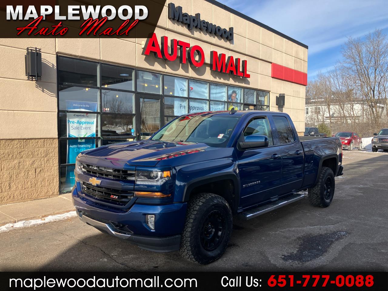 2016 Chevrolet Silverado 1500 Z71 Ext Cab 4WD 4D