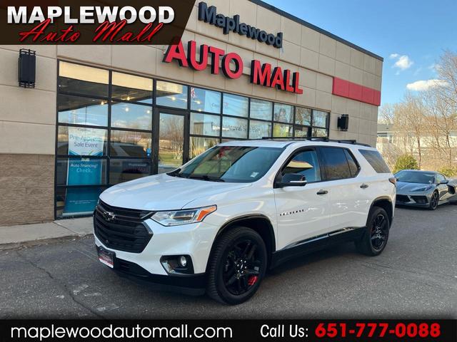 White 2021 Chevrolet Traverse Premier AWD SUV / Crossover Four-Wheel Drive Automatic