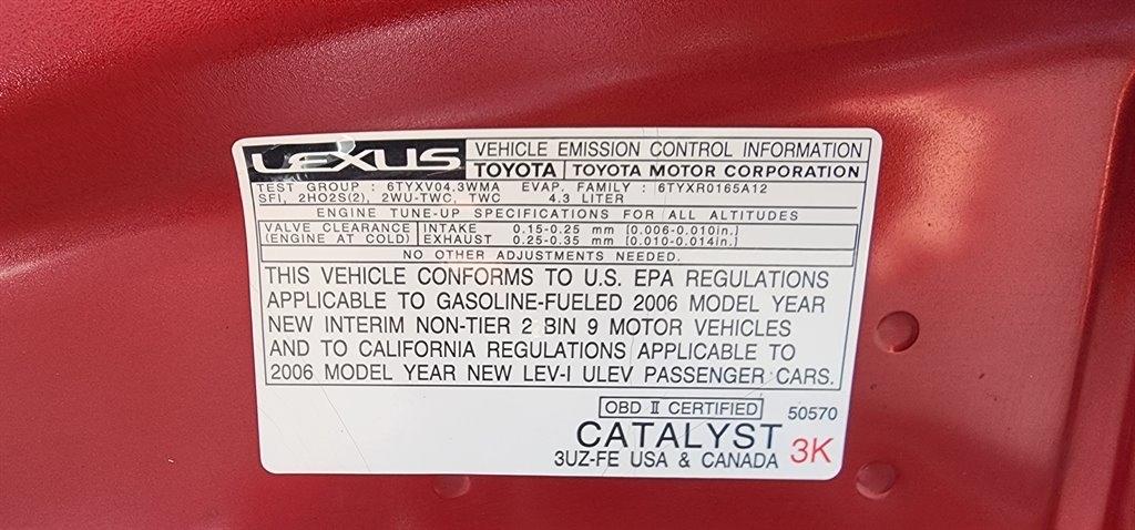 Lexus SC 430 2dr Convertible 2006