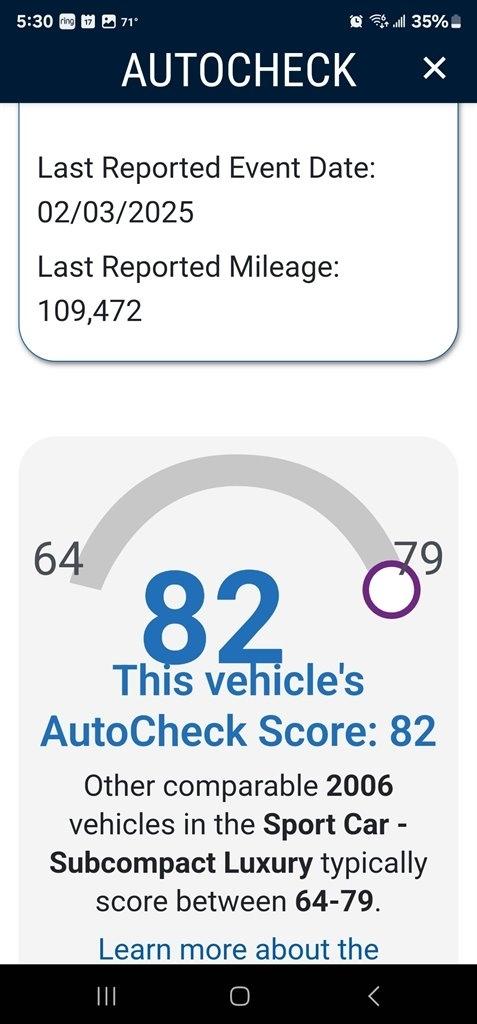 Lexus SC 430 2dr Convertible 2006