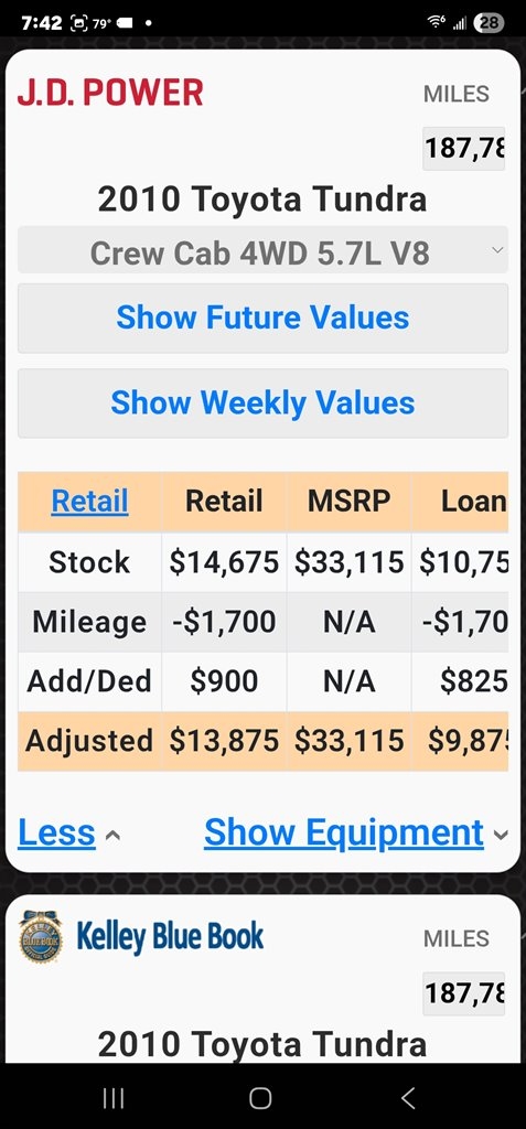 Toyota Tundra 4WD Truck  2010 Toyota Tundra 4WD Truck  2010
