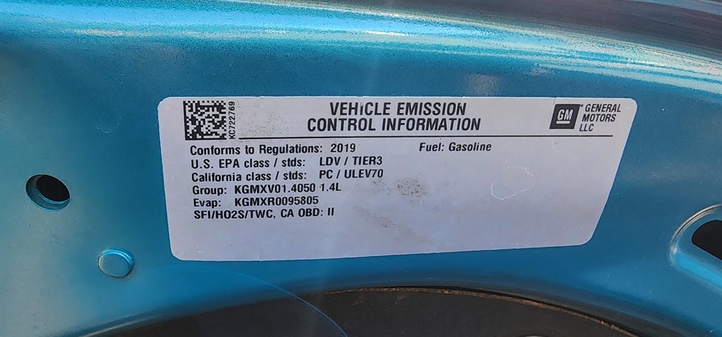 Chevrolet Spark 4dr HB CVT ACTIV 2019