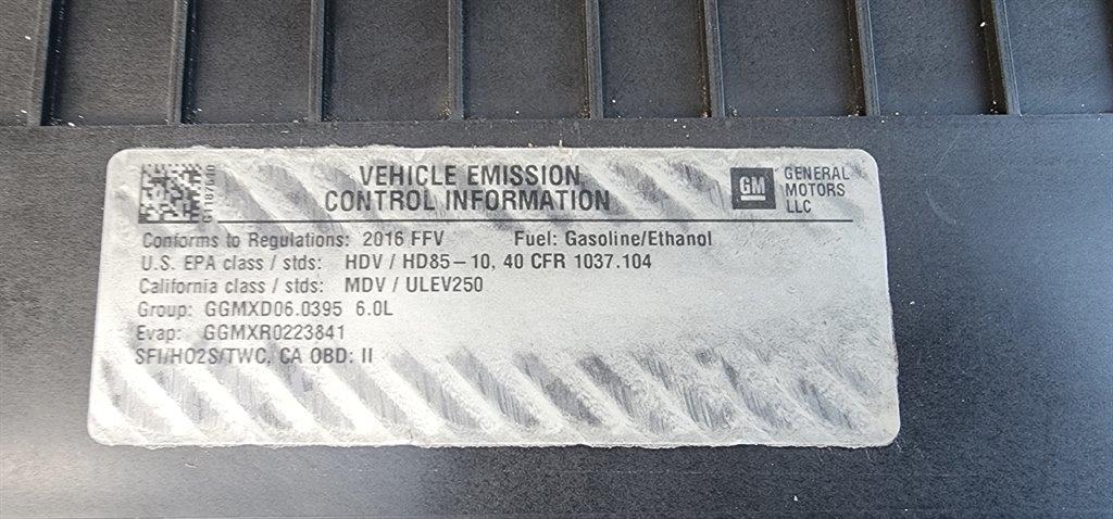 GMC Savana Cargo Van RWD 2500 135" 2016