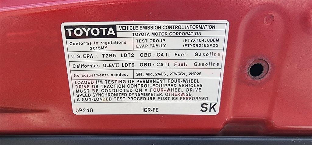 Toyota Tacoma 2WD Double Cab V6 AT TRD Sport (Natl) 2015