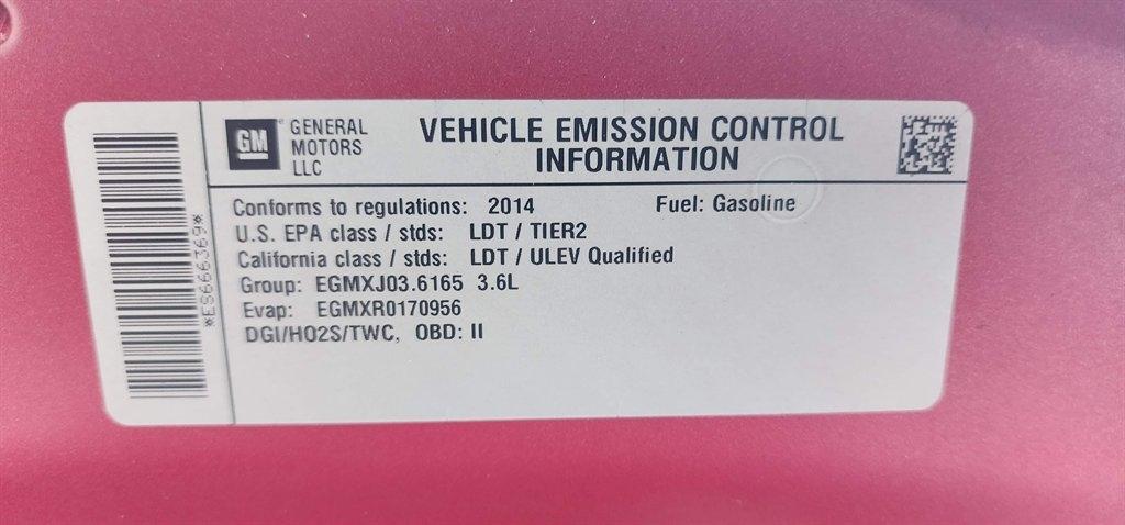Cadillac SRX FWD 4dr Luxury Collection 2014