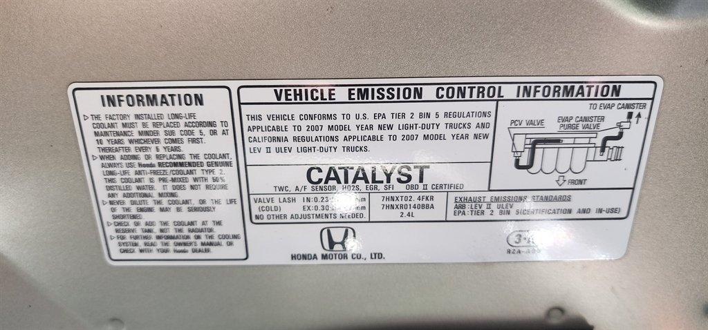 Honda CR-V 2WD 5dr EX-L 2007