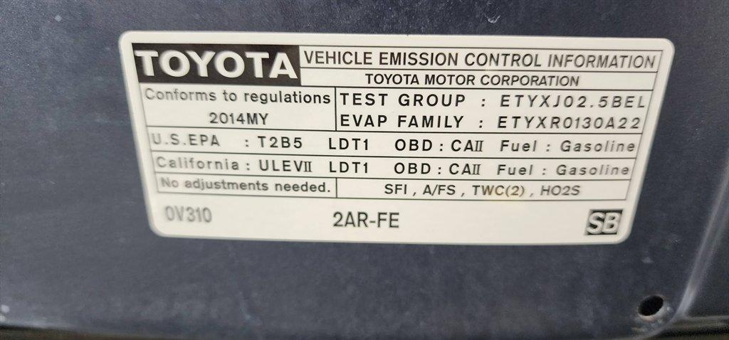 Toyota RAV4 FWD 4dr Limited (Natl) 2014