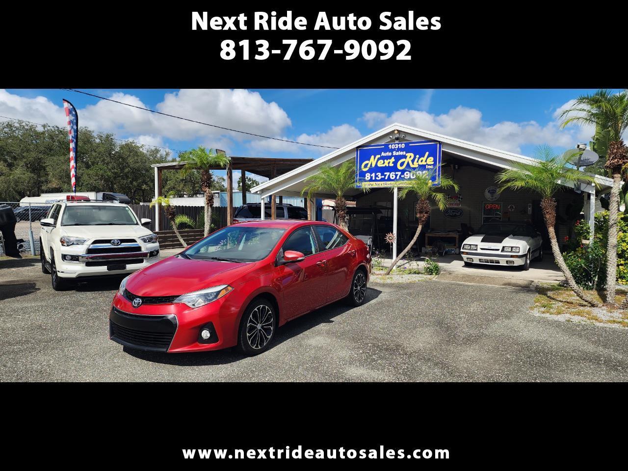 2016 Toyota Corolla S Plus 4D Sedan