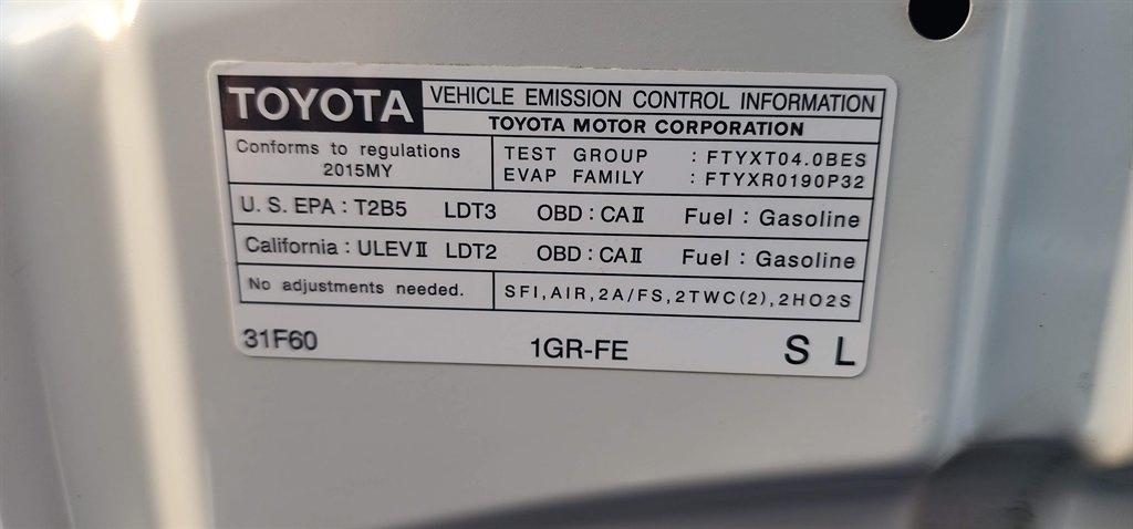 Toyota 4Runner RWD 4dr V6 SR5 Premium (Natl) 2015