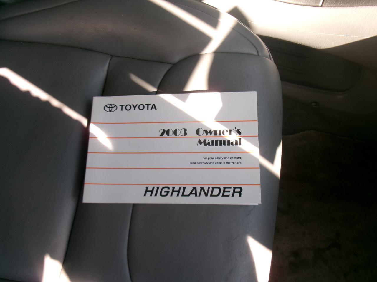 Toyota Highlander V6 2WD 2003