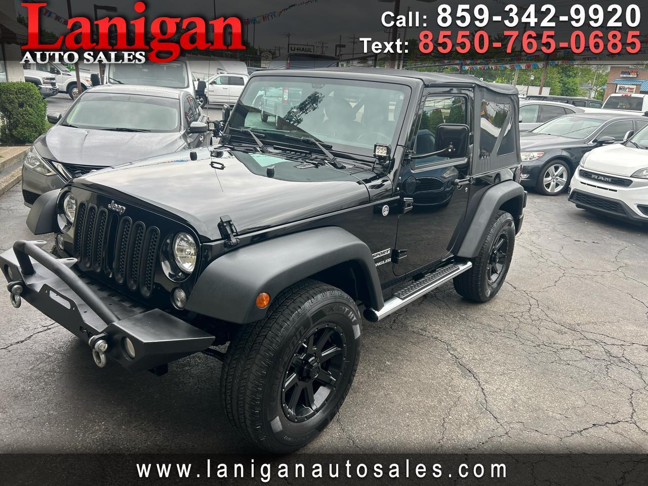 Jeep Wrangler 4WD 2dr Sport 2015