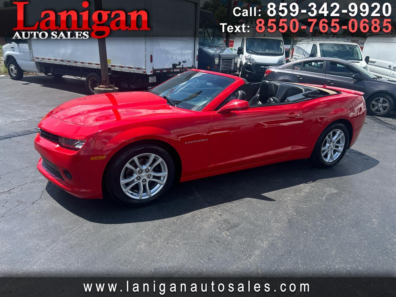 Chevrolet Camaro 2dr Conv LT w/1LT 2014