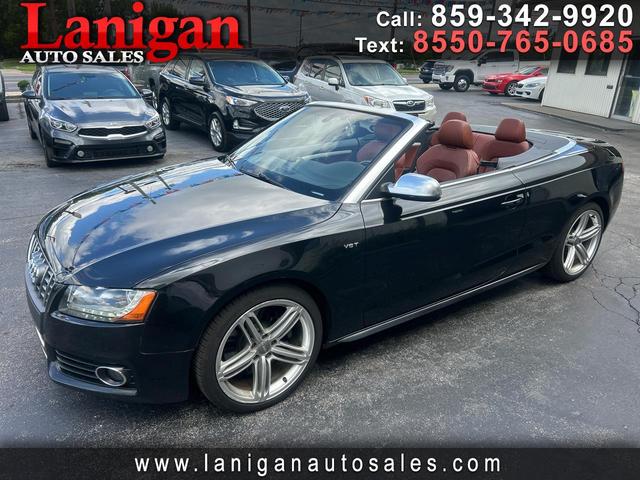 Black 2010 Audi S5 Convertible All-Wheel Drive 6-Speed Automatic