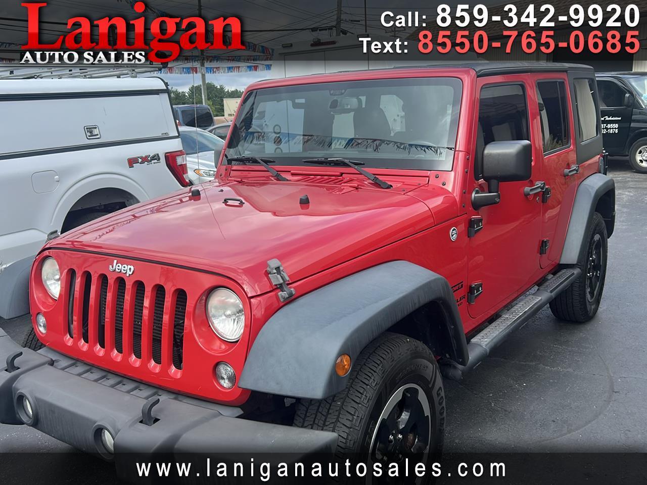 2014 Jeep Wrangler Unlimited 4WD 4dr Sport