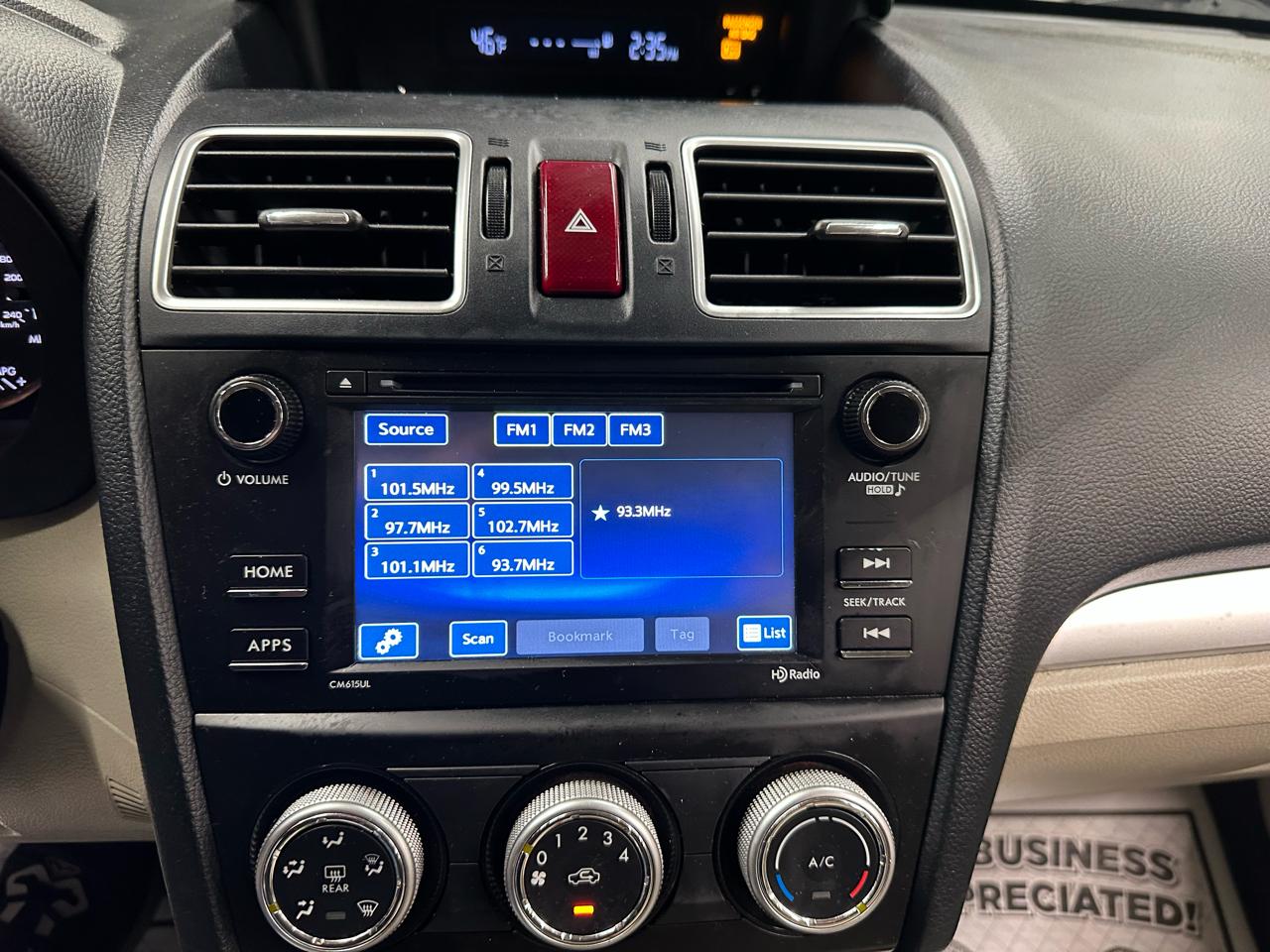 Subaru Impreza Wagon 5dr CVT 2.0i 2016