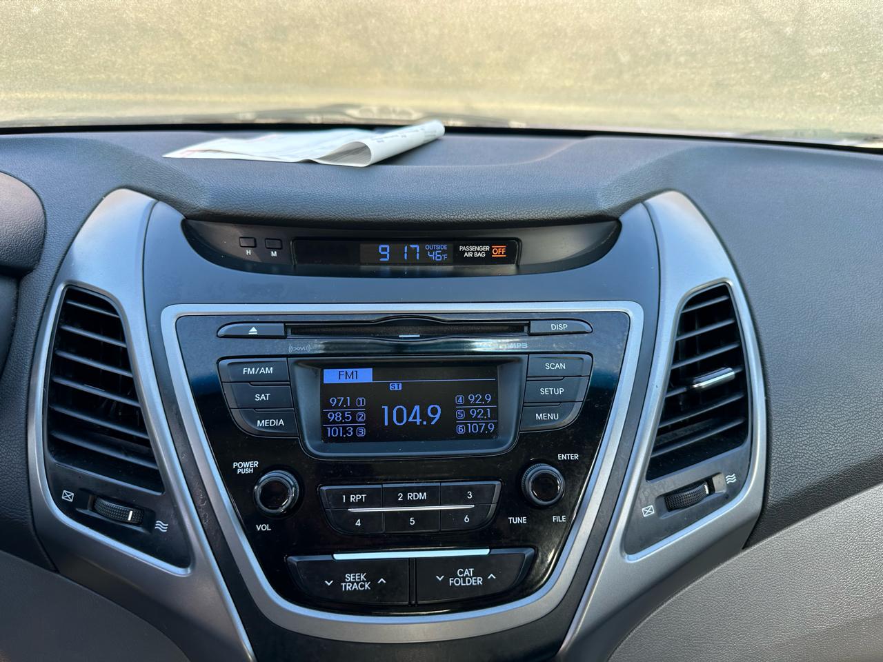 Hyundai Elantra 4dr Sdn Auto SE (Alabama Plant) 2015