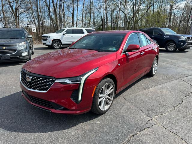 Red (Maroon) 2021 Cadillac CT4 Luxury AWD Sedan All-Wheel Drive Automatic
