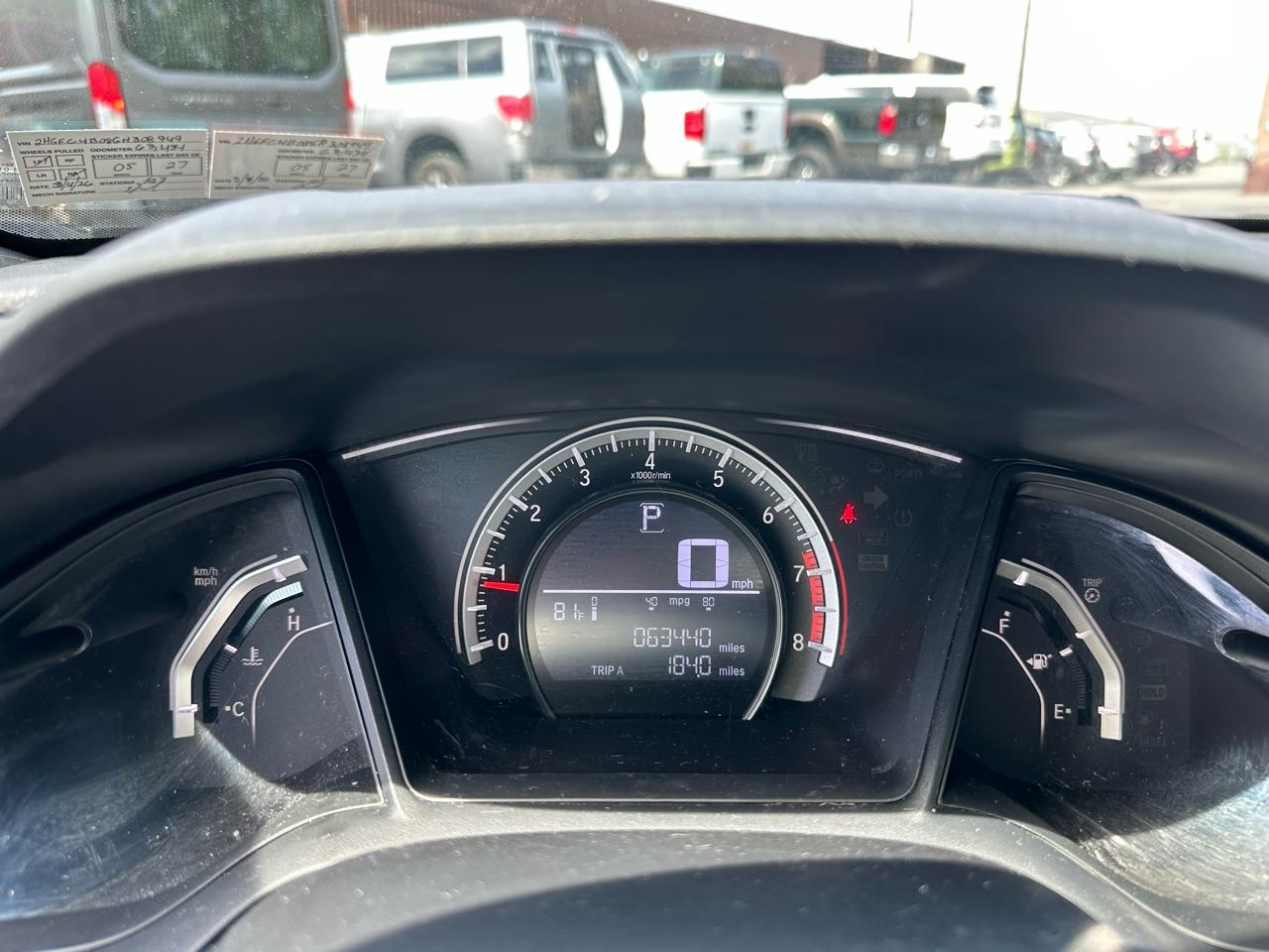 Honda Civic Coupe 2dr CVT LX-P 2016