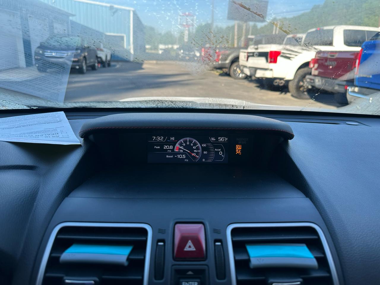 Subaru WRX Premium Manual 2020