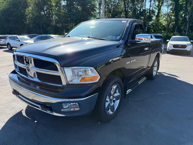 Black 2009 Dodge RAM 1500 Pickup Truck Four-Wheel Drive Automatic