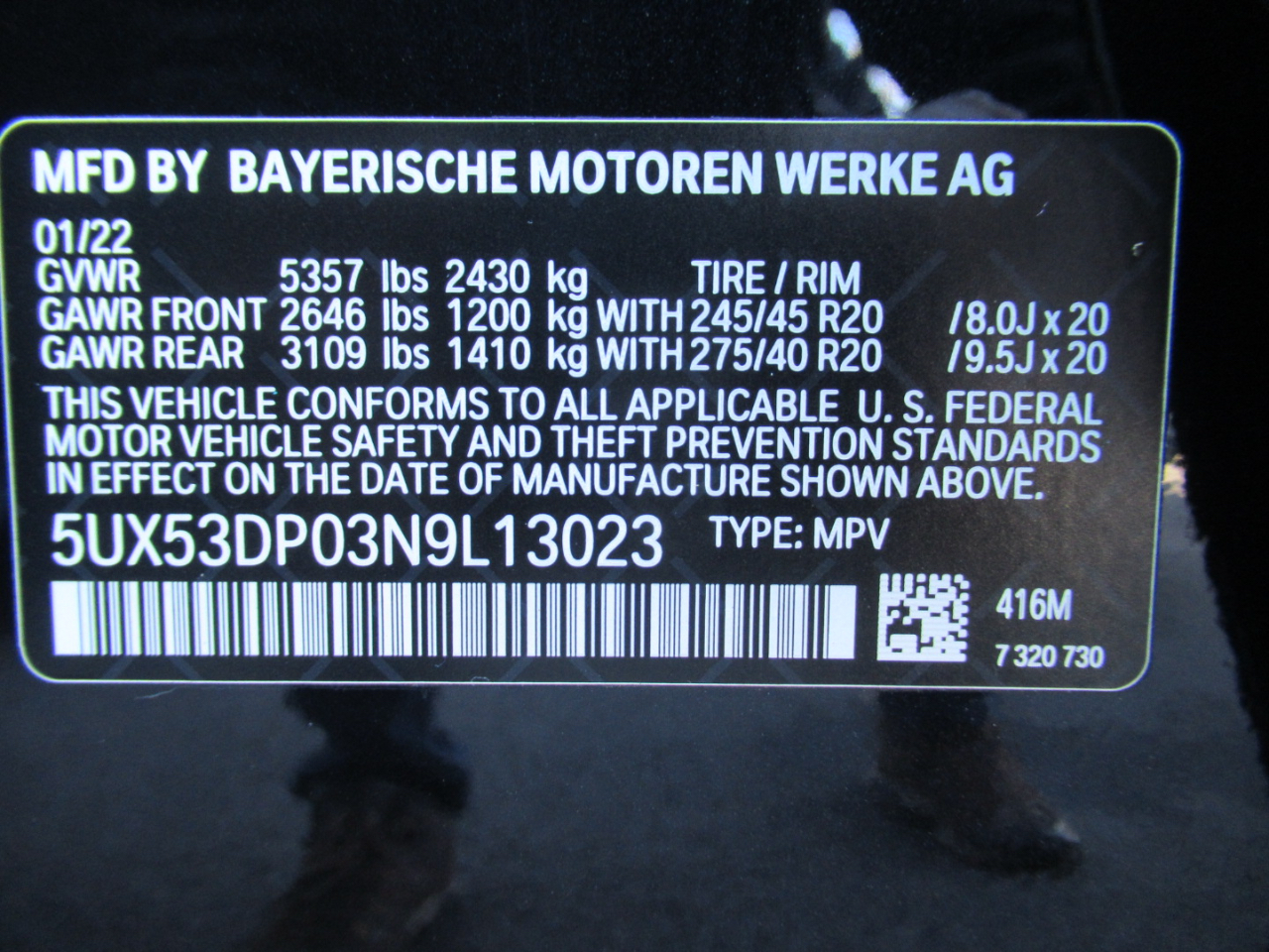 BMW X3 sDrive30i 2022