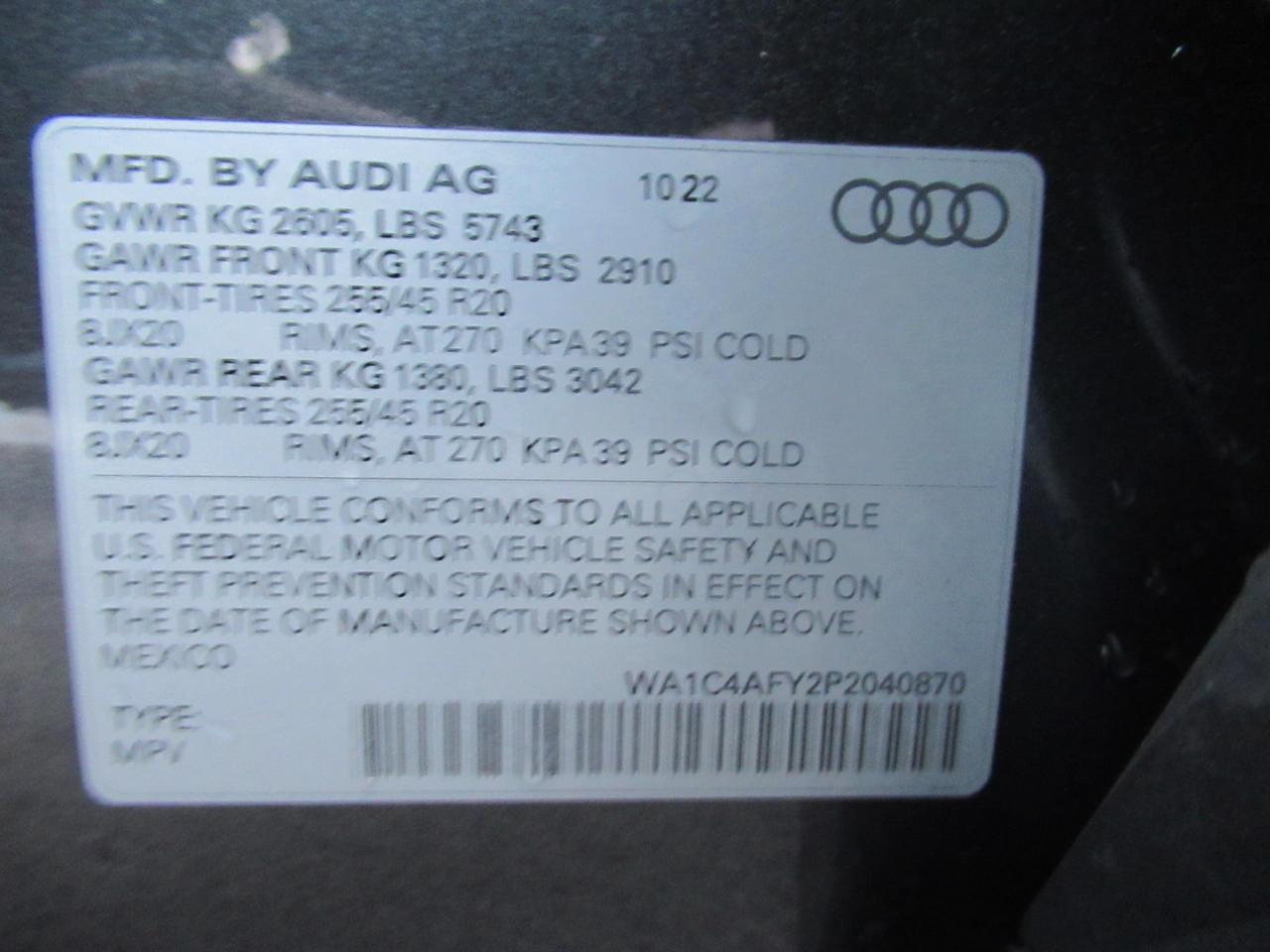 Audi SQ5 3.0T Prestige quattro 2023