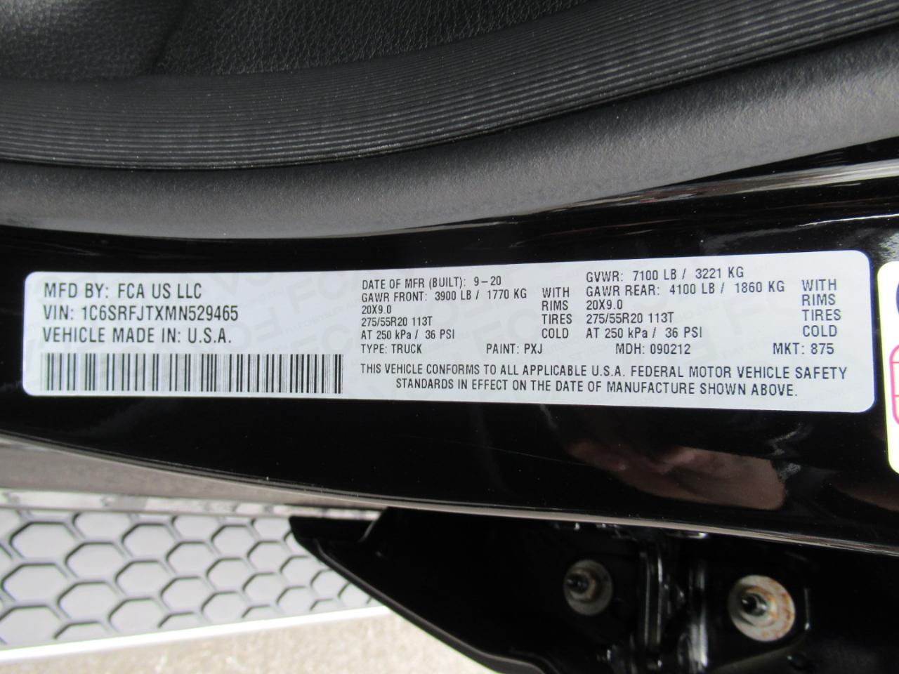 RAM 1500 Laramie Crew Cab SWB 4WD 2021