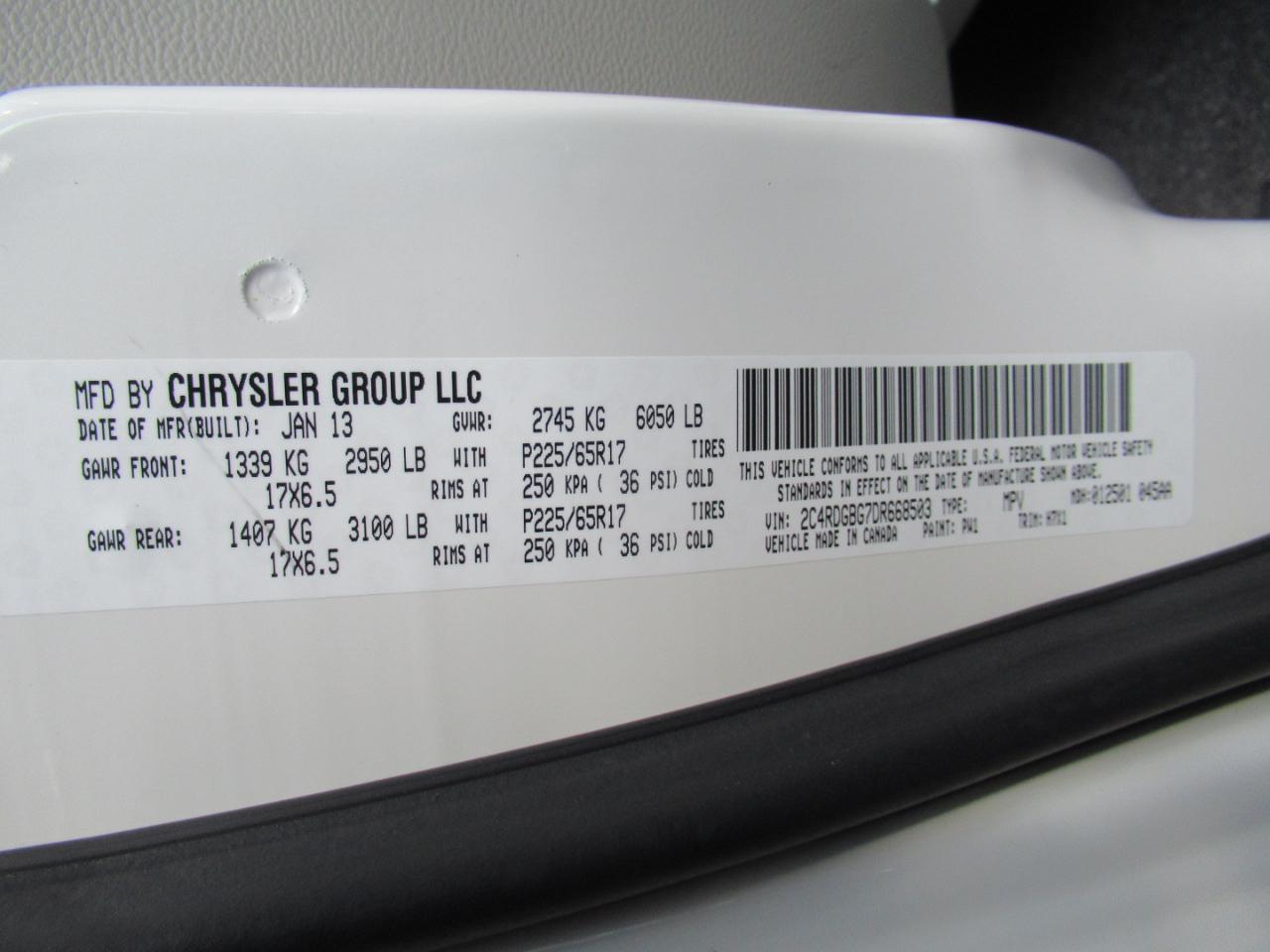 Dodge Grand Caravan SE 2013