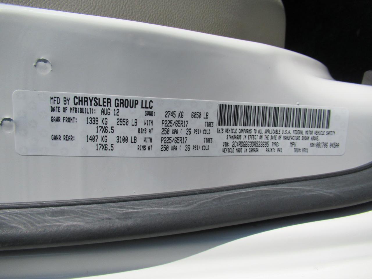 Dodge Grand Caravan SE 2013