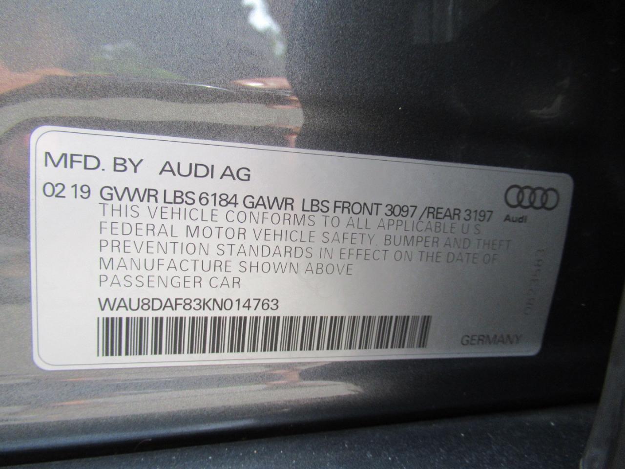 Audi A8 L 3.0 TFSI quattro 2019