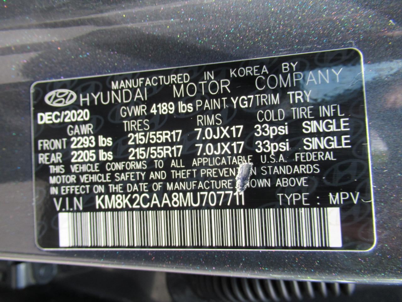 Hyundai Kona SEL AWD 2021