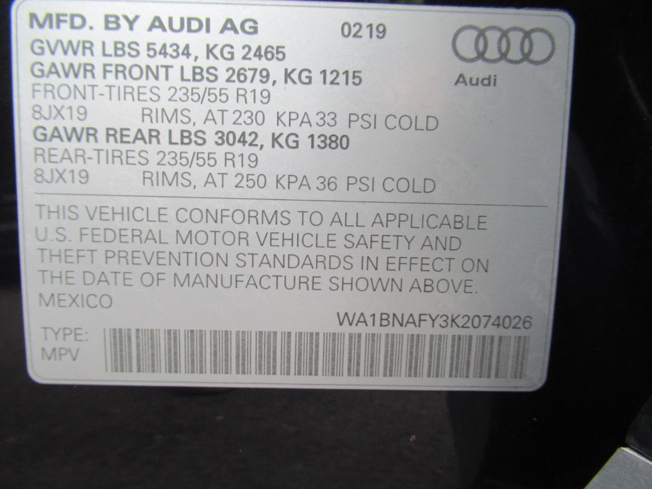 Audi Q5 2.0T Premium Plus quattro 2019