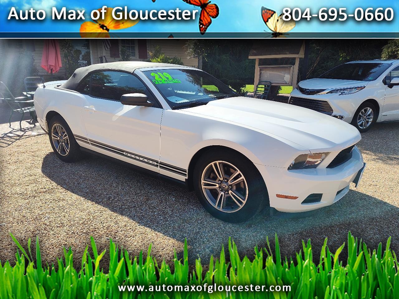 2012 Ford Mustang 2dr Conv V6